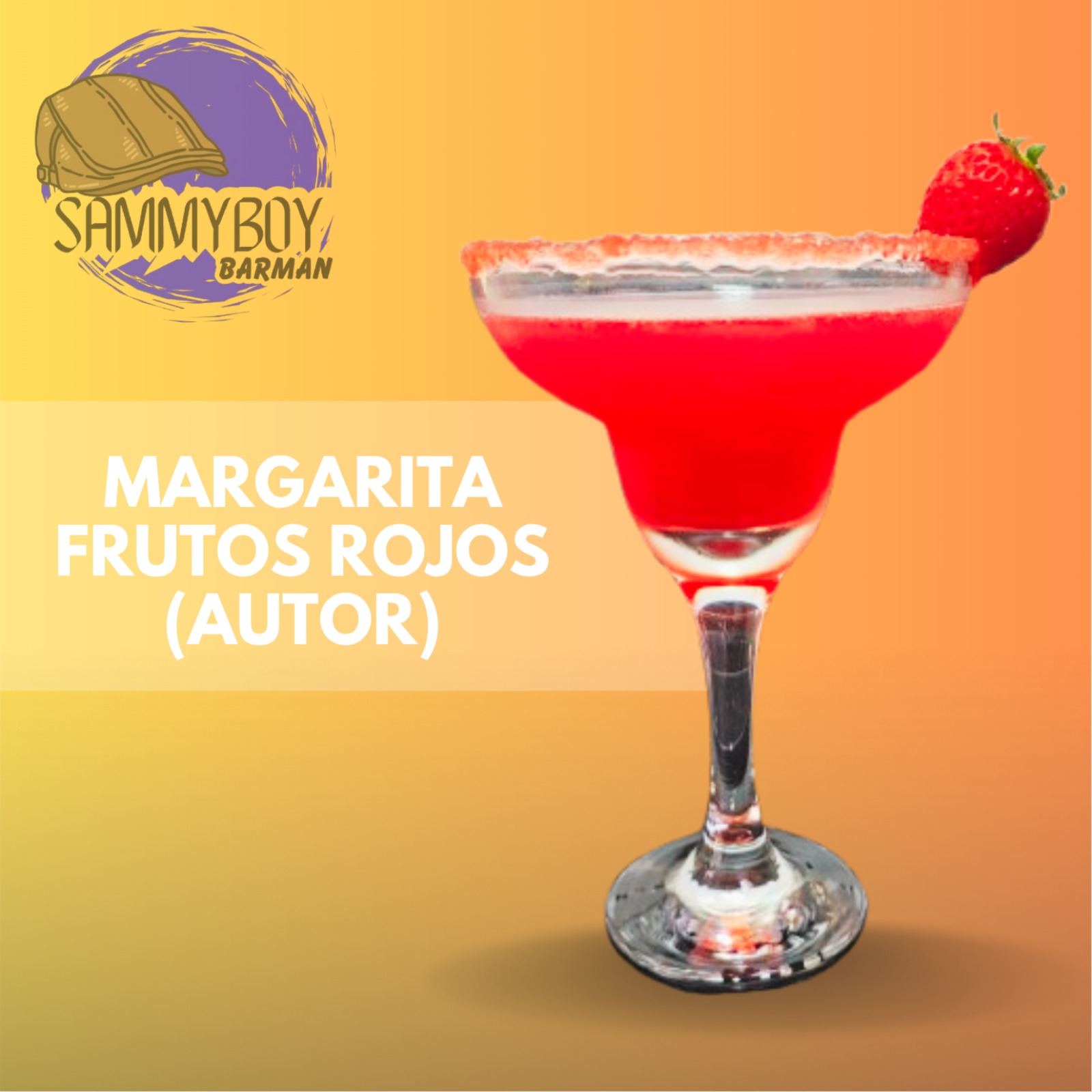 Margarita Frutos Rojos